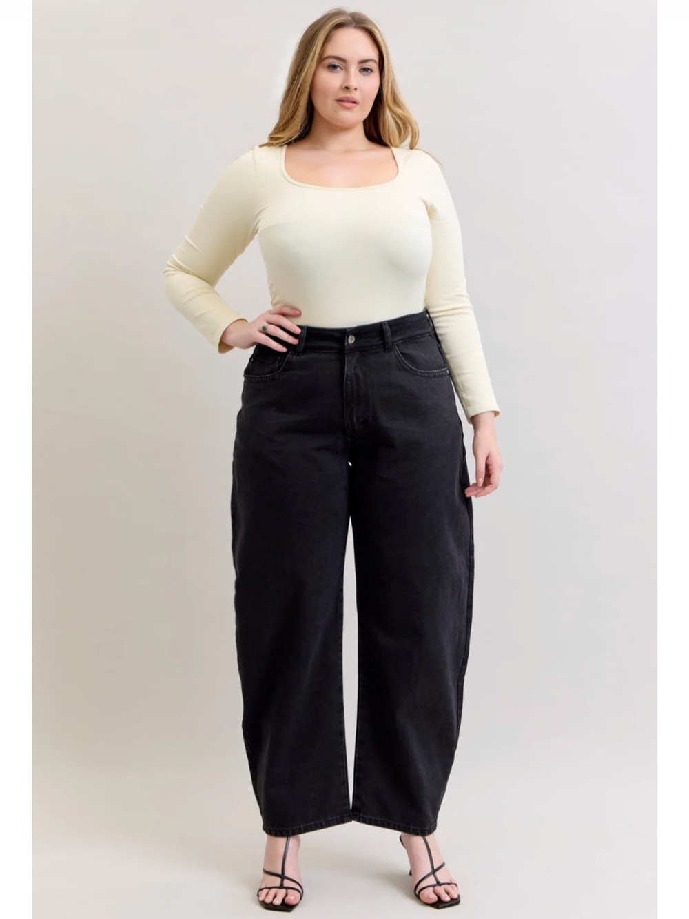 Judy Blue High Waist Marlow Arc Leg Jeans Black Size 20W NWT New